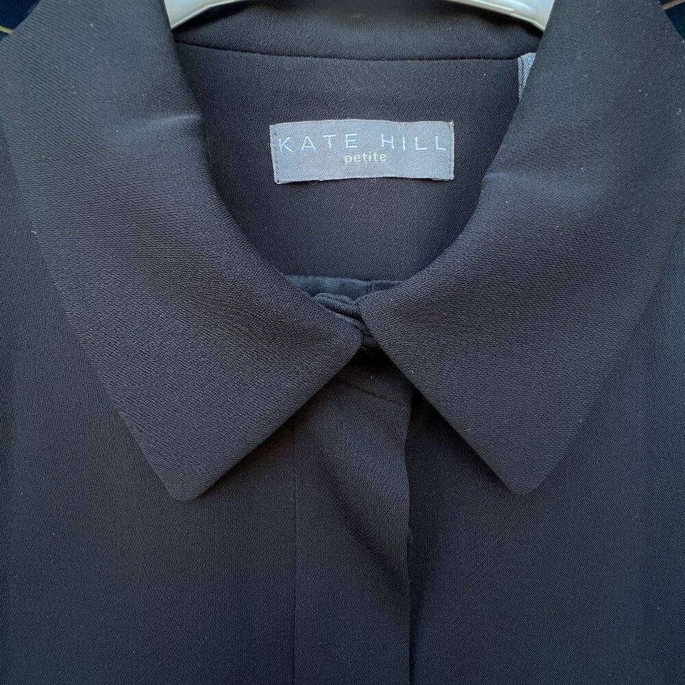 Kate Hill Suit Skirt & Shirt Style Jacket Size 6P Like New - Picture 5 of 11
